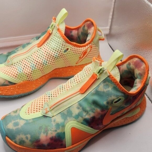 Nike Other - Nike PG 4 x Gatorade NBA 2020 Tie Dye Orange Paul George Sneakers Mens Size 10